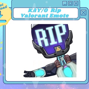 KAY/O Rip Emote | Twitch Emote | Emote for Streaming, Youtube, Facebook, Discord, VALORANT |
