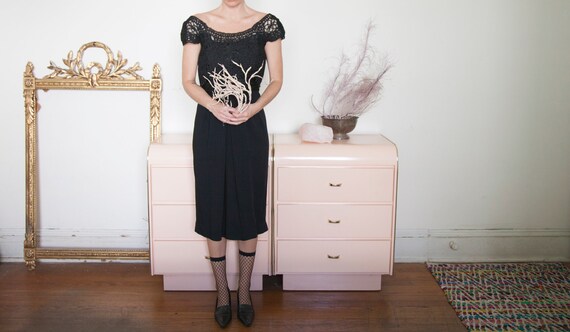 50's Senorita Black dress