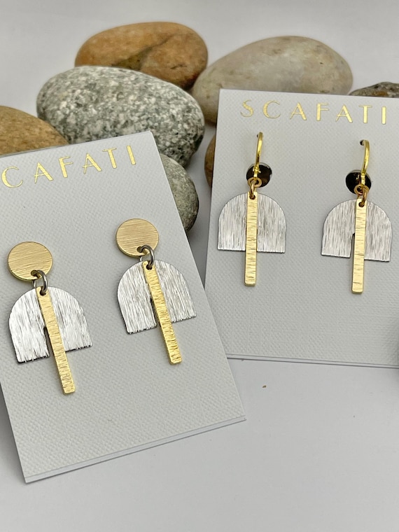 Orecchini A Perno Lunghi A Barra In Acciaio Inox – Minimalisti, Delicati, Ipoallergenici. Perfetti Per Ragazze E Donne. Regalo Di Natale O Compleanno. - 3
