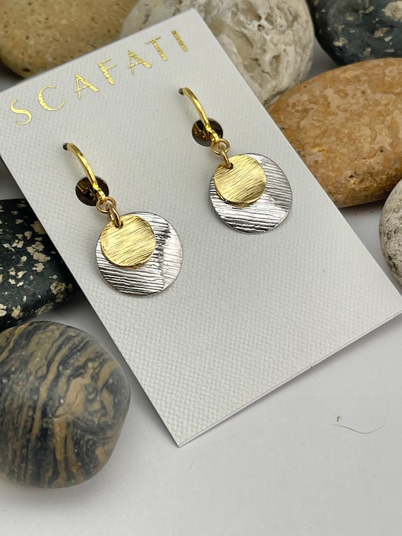 Round Drop Earring, Minimalist Earring, Small Earrings, Geometric