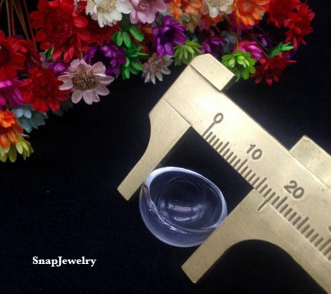 5 or 10 Glass Globe DIY Sets 18mm Glass Globe 20mm Snap Etsy