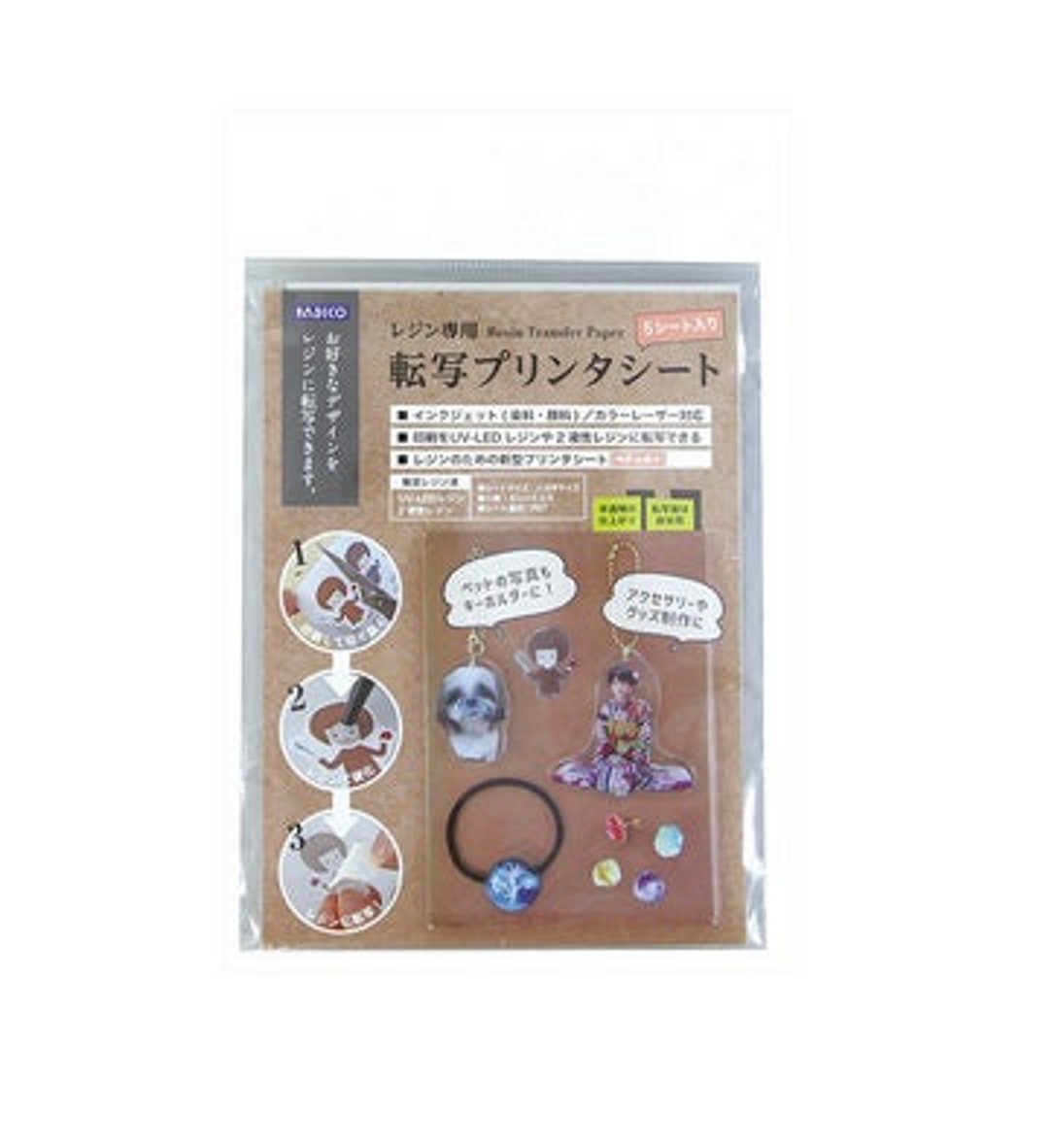 PRINTABLE RESIN TRANSFER Sheets, Draw/print On, Then Transfer Image to Resin 5 Sheets Approx ...