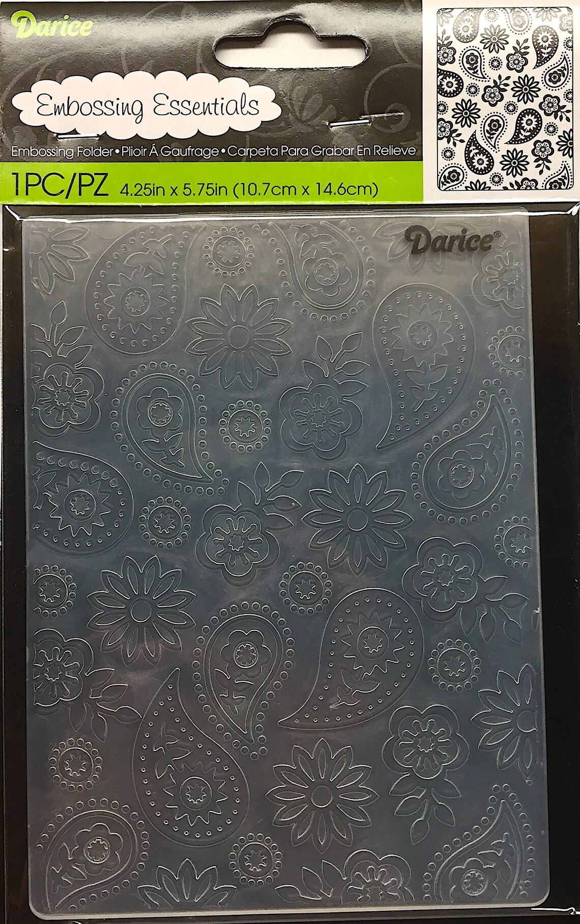 Darice Embossing Folder Paisley Design New in Package Etsy