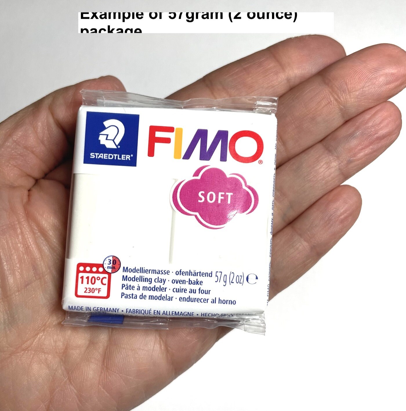 FIMO Soft 454g Polymer Modelling Clay Oven Bake Clay Set of 5 Black 