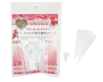 Padico: Includes 2 pastry bags and a tip (6-cut star shape). Use it for creamy whip clay. Make miniature sweets, Decoden phone cases & more