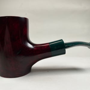 Tyler Rose Bent Poker Handmade Briar Tobacco Pipe