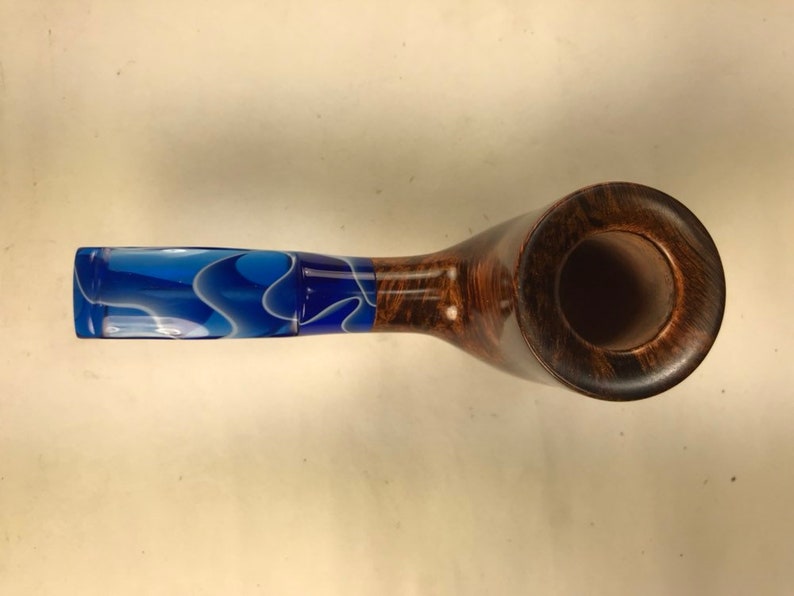Leons Bent Poker Handmade Briar Tobacco Pipe