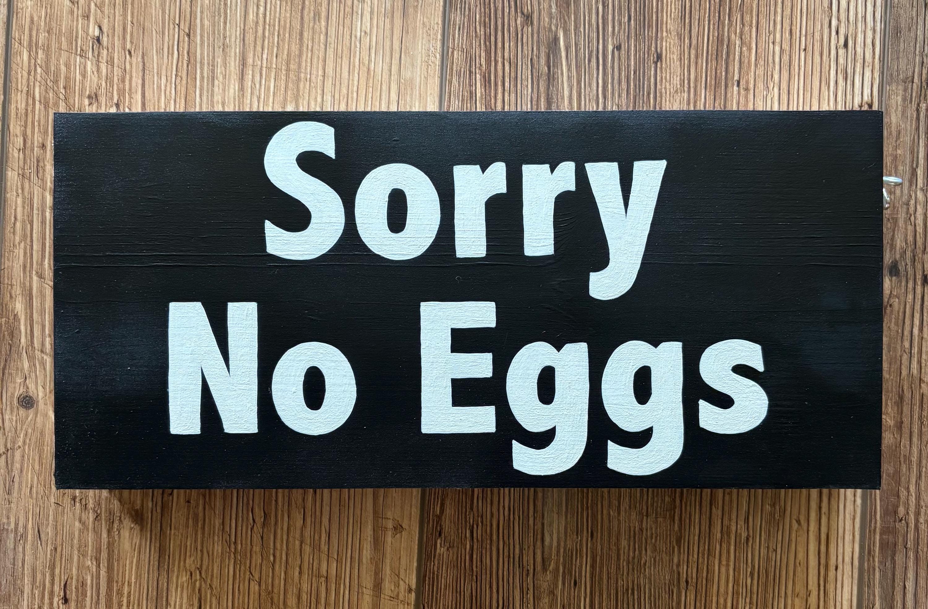 Fresh Eggs Wood Sign, Double Sided, Farmstand Sign, Farm Sign
