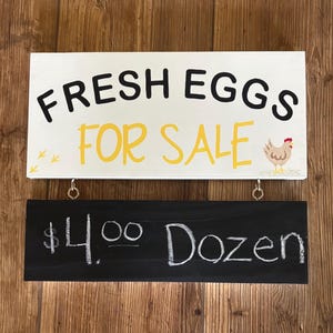 Fresh Eggs for Sale~egg Stand Sign~fresh Eggs Sign~for Sale Fresh