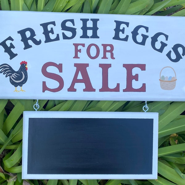 Fresh Eggs For Sale~Fresh Eggs For Sale Sign~Fresh Eggs Sign~For Sale Fresh Eggs Sign~Farmers Market Fresh Eggs Sign