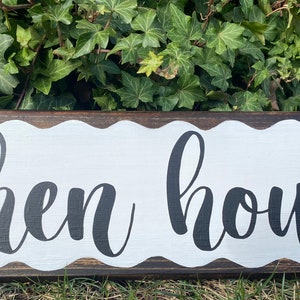 The hen house wood sign~chicken coop sign~chicken decor~backyard chickens