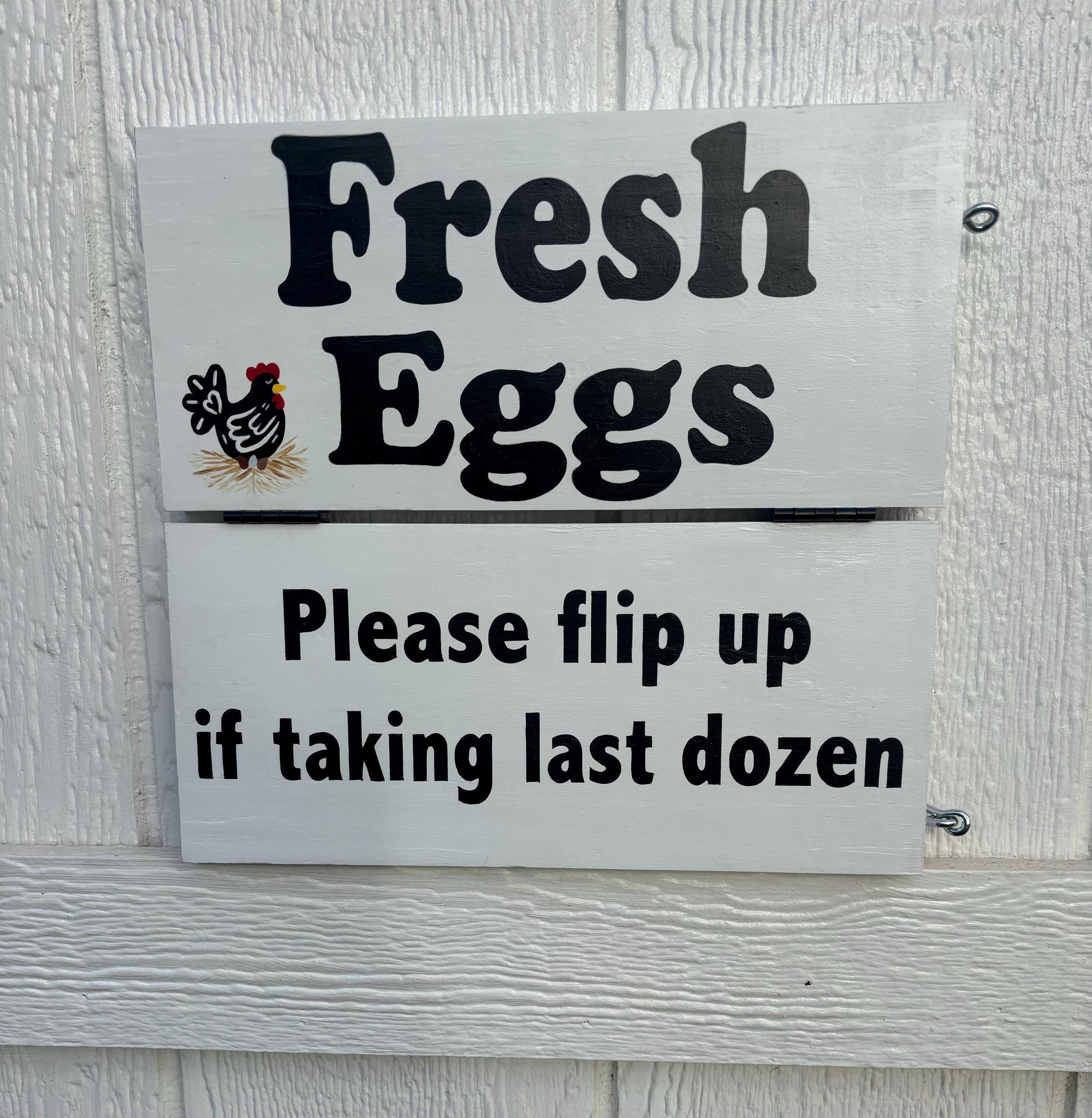 Fresh Eggs ~ Egg Stand Sign~for Sale per Dozen~custom Wood Sign