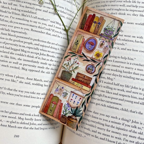 Magical Bookish Bookmark | Bookish bookmark | Loyalty, patience, and kindness | A Magical Must-Have for Book Lovers, Witches & Wizards