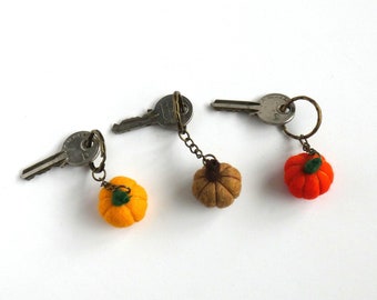Pumpkin Key ring, Autumnal, Fall,  Autumn, Thanks Giving, Pumpkin Decoration, Pumpkin, Thanksgiving Decoration, MADE TO ORDER