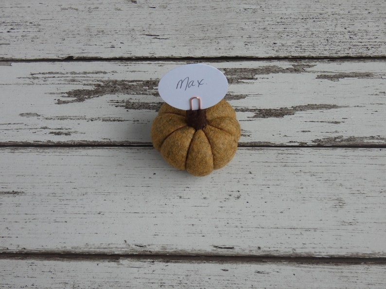 Pumpkin Place setting, Autumnal Fall wedding favour Autumn, Thanksgiving Decoration, Halloween Decorations, MADE TO ORDER image 8