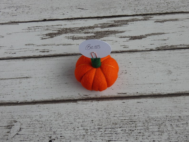 Pumpkin Place setting, Autumnal Fall wedding favour Autumn, Thanksgiving Decoration, Halloween Decorations, MADE TO ORDER image 9