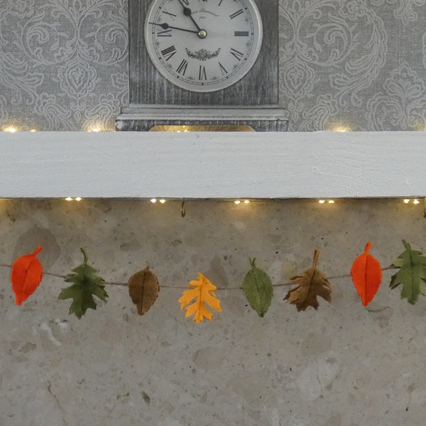 Thanks Giving Garland,Leaf Garland,Autumnal, Fall Garland, Autumnal Bunting,Leaves Bunting,Autumnal Decoration,Fall Decoration,MADE TO ORDER