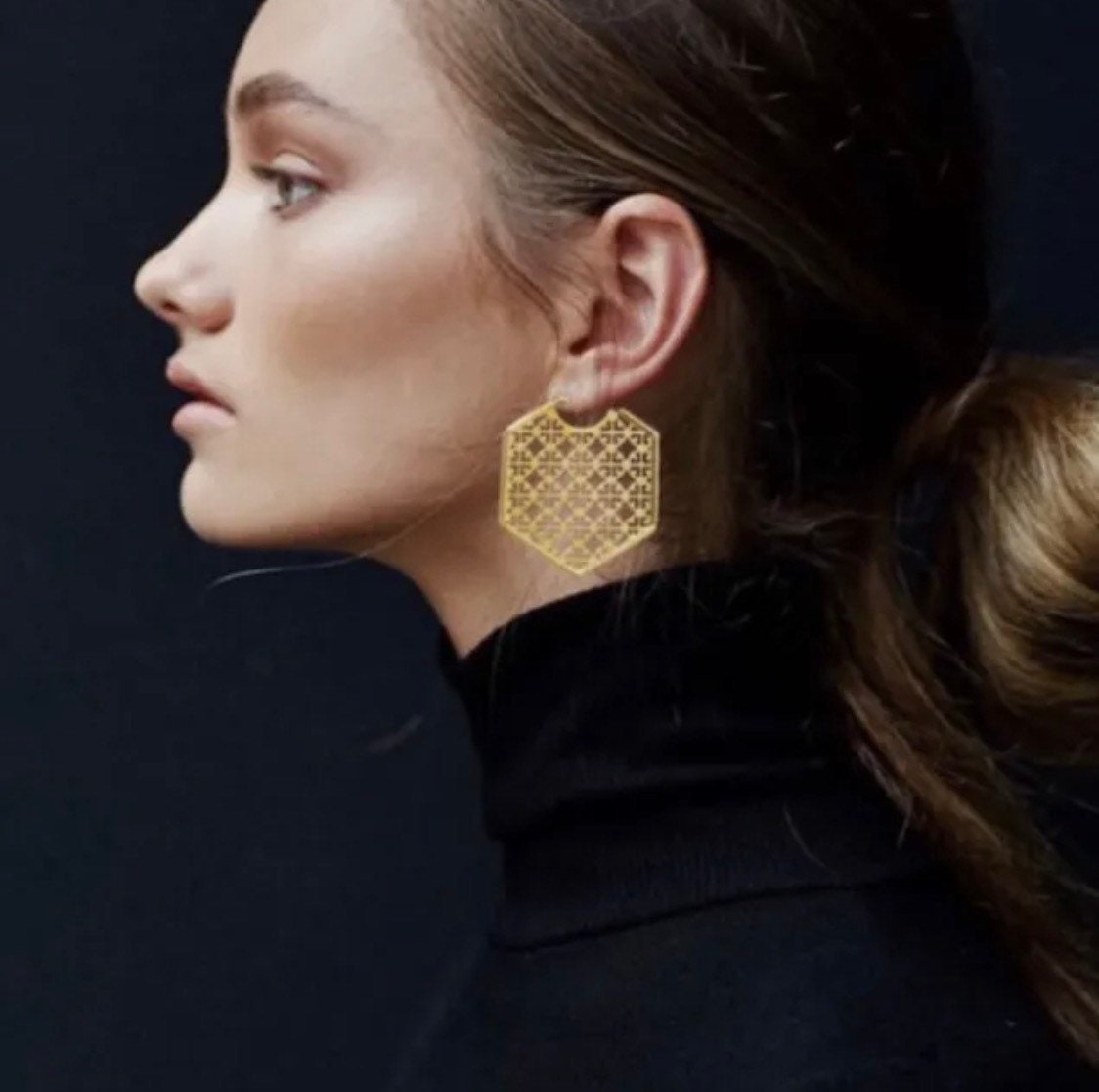 Tory burch hexagon clearance earrings