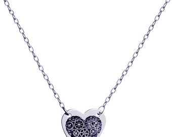 engraved photo necklace etsy
