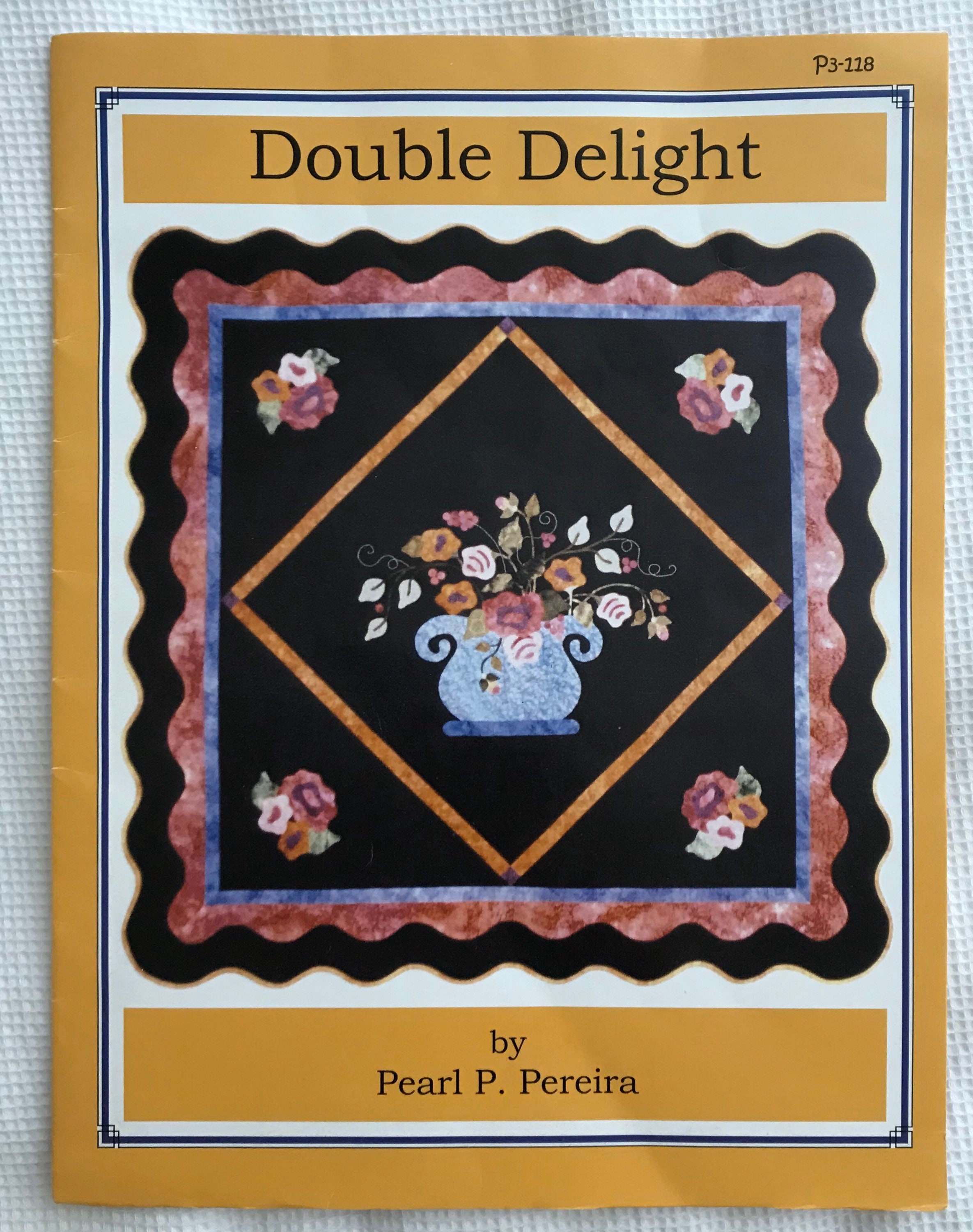Double Delight by Pearl P. Pereira 3 Fullsize Quilt Patterns Etsy