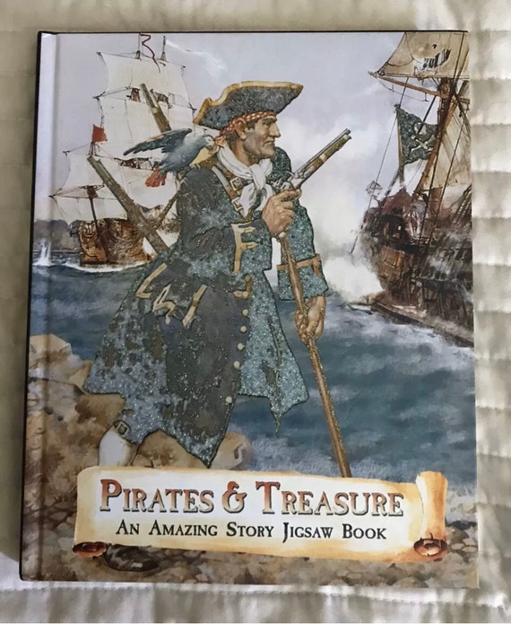Pirate Treasure An Amazing Story And Jigsaw Puzzle Book 4 Etsy