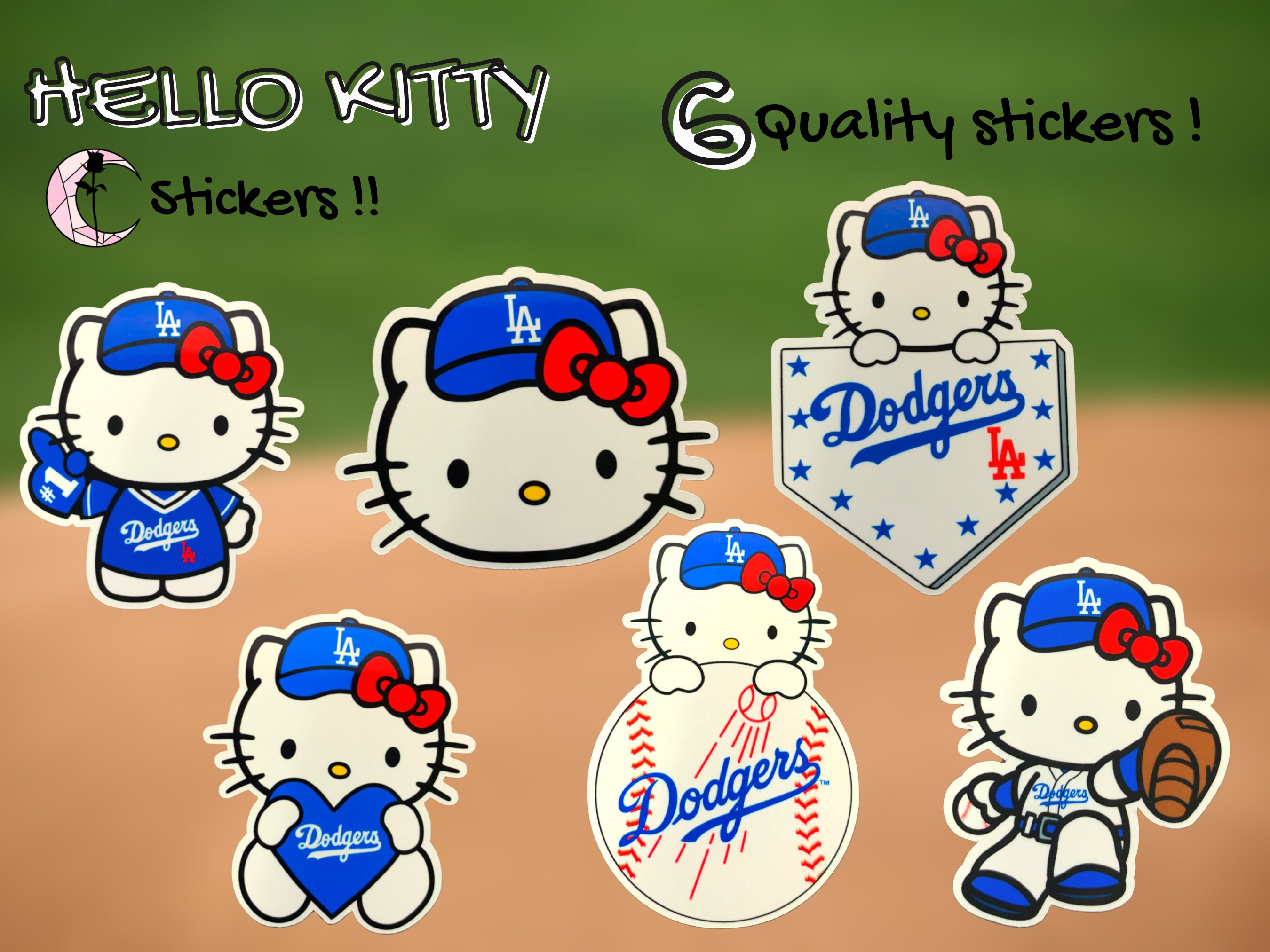 svg files hello kitty dodgers svg