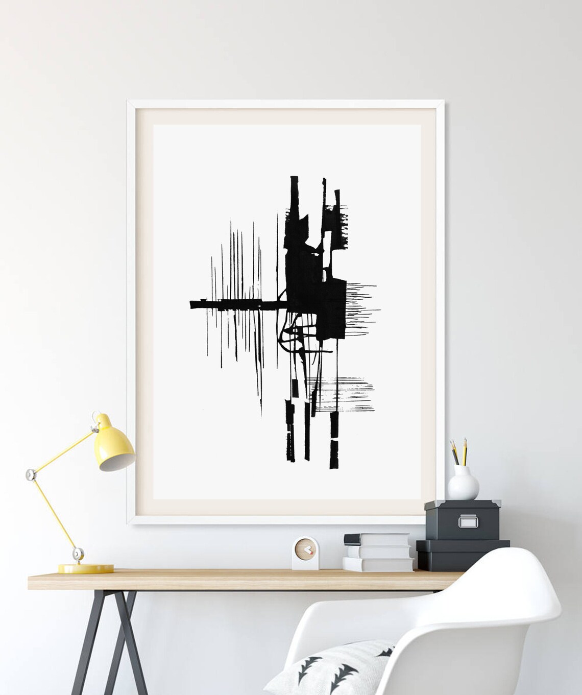 Masculine Wall Art Black and White Wall Art Abstract Art Etsy Canada