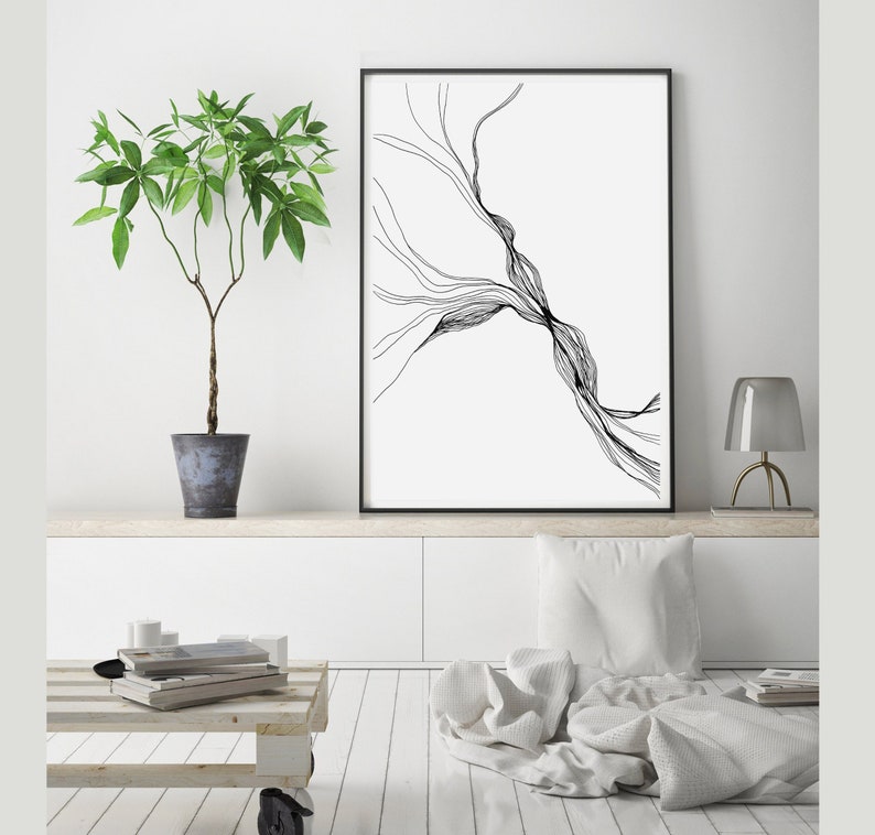 Black and White Wall Art Set of 3 Large Art Prints 3 Piece Etsy