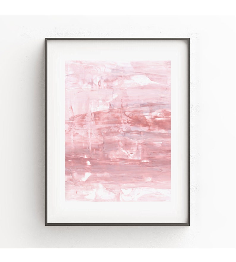 Downloadable Prints Blush Pink Printable Art Abstract Wall Etsy