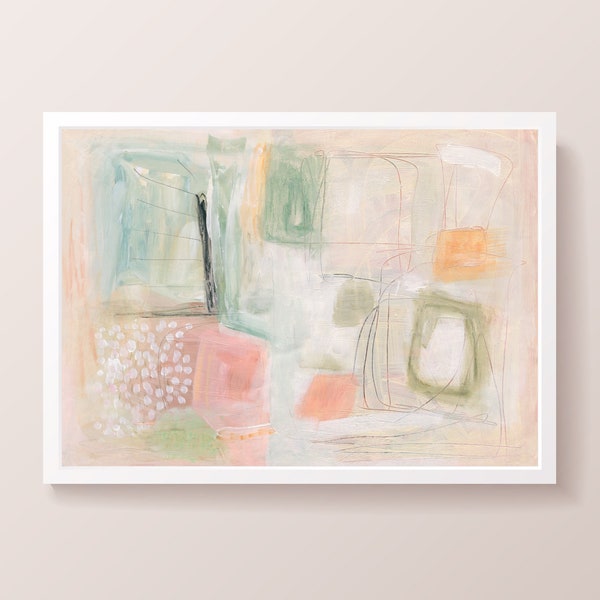 Pastel Wall Art Etsy