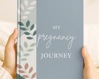 Pregnancy Journal for First-Time Moms | Weekly Prompts, Affirmations, Mindful Reflection | Spiral or Hardcover Options
