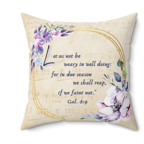 Bible Verse Pillow Etsy