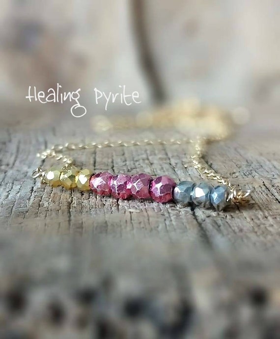 Etsy birthstone deals bar necklace