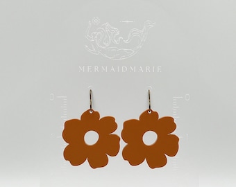 Terracotta Flower Bloom Earrings