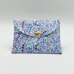 Purple & Blue Sea Turtles Snap Wallets / Pouches