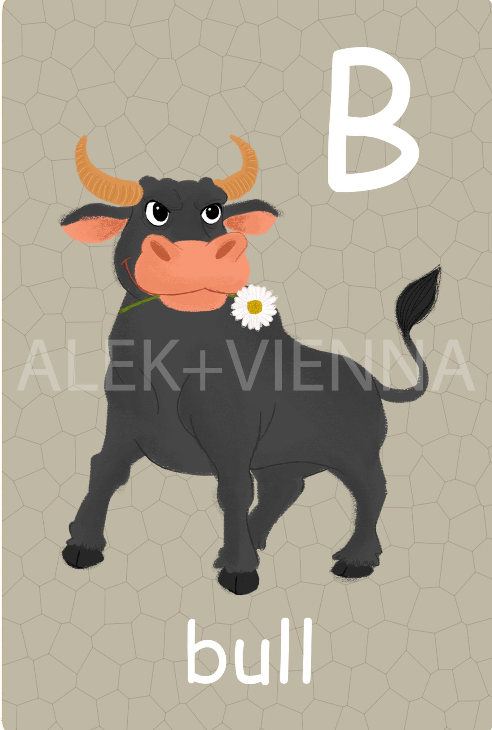 English Animal Alphabet Card Set, Nursery Wall Cards, Animal Alphabet ...