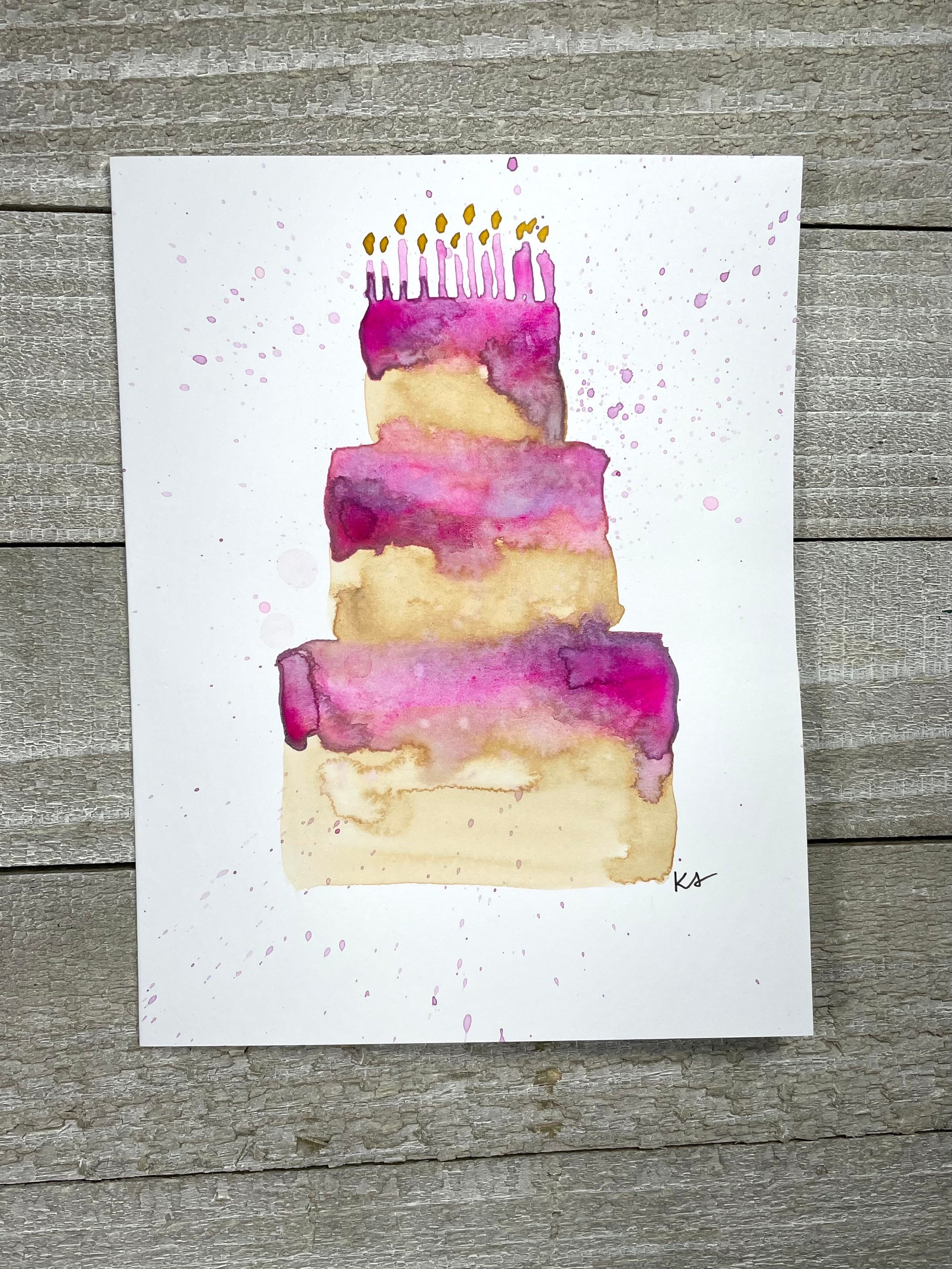 8. Send A Slice Of Love With Birthday Cake Cards