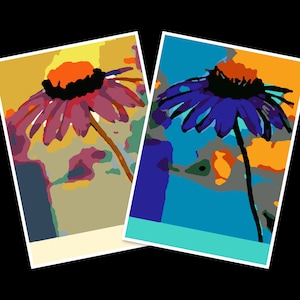 Daisy Paint by Numbers DIY Kit: Relaxing Paper Art (Printable)