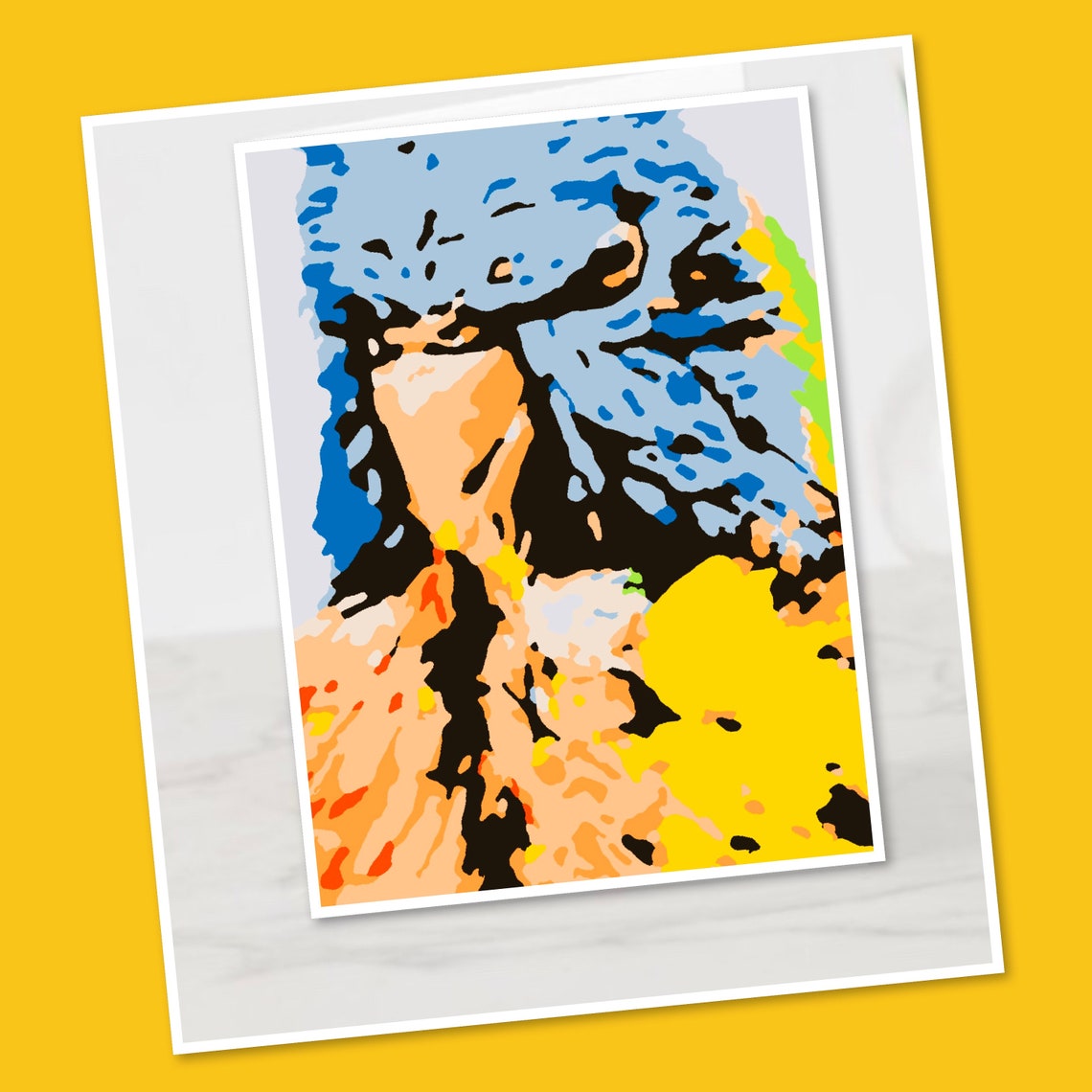 Painting by numbers artwork Australian birds printable Etsy