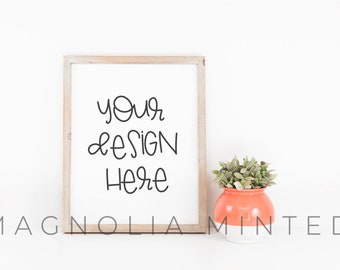 Sign Mockup Frame Mockup Mockup Blank Sign Photo Wood Sign Etsy