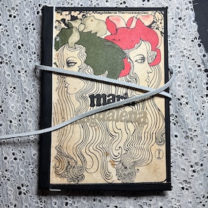 Vintage book sketchbook Maria Magdalena