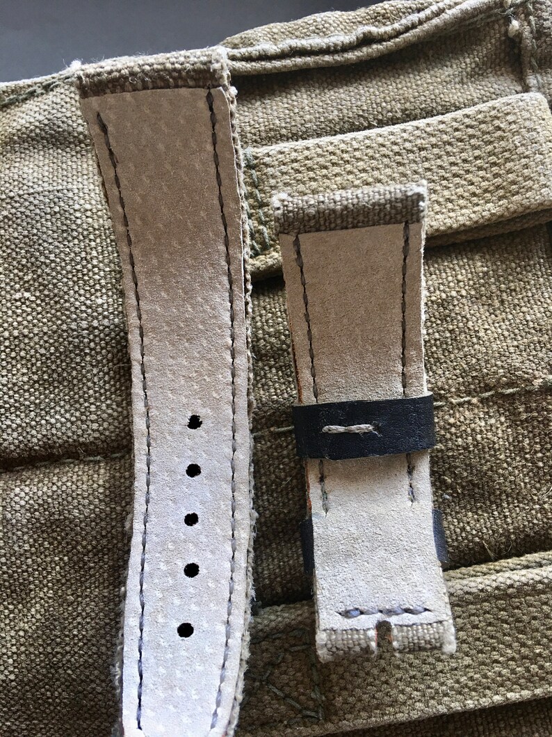Vintage Canvas Ammo Watch Strap Made of Red Army Canvas Etsy