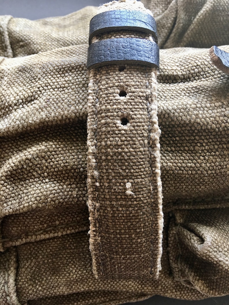Vintage Canvas Ammo Watch Strap Made of Red Army Canvas Etsy