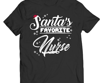 Hift for Him, gift For Her, Unisex Shirt, Santa's Favorite Nurse