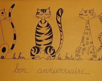 Carte Anniversaire Originale Etsy
