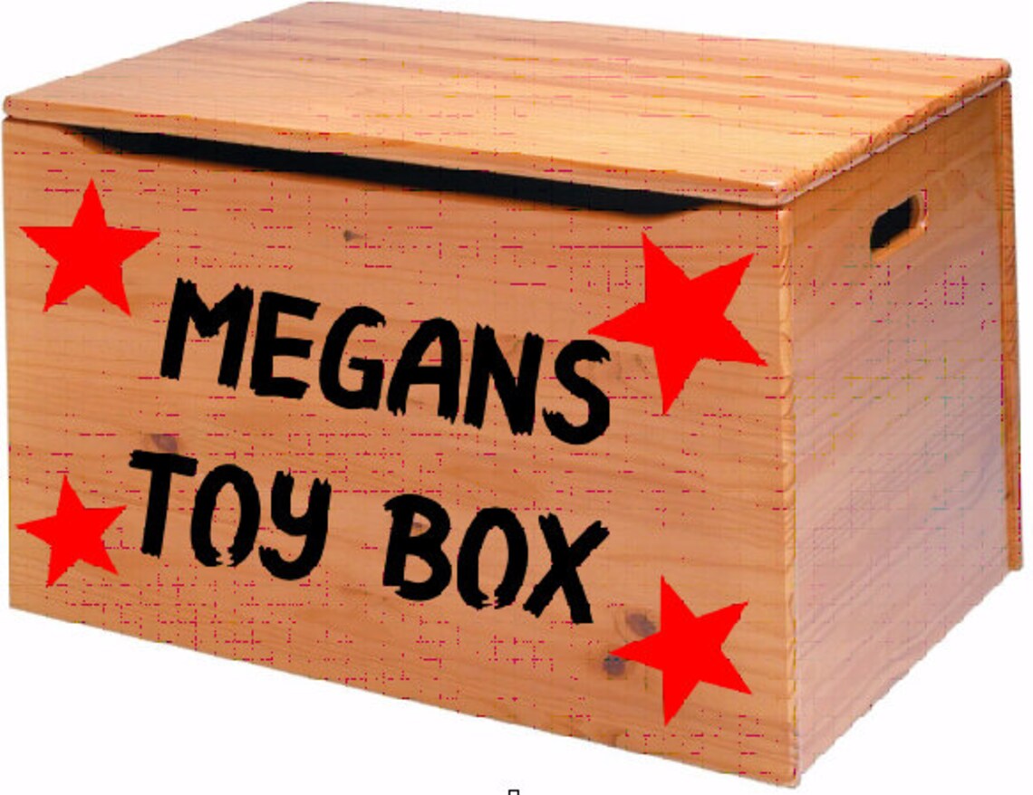 Personlised Kids Toy Box Stickers Etsy