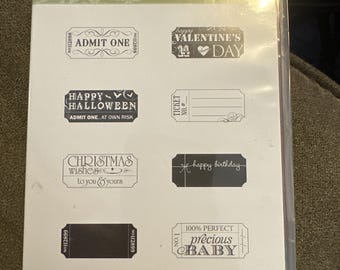 Stamp up thats the ticket, set of 8