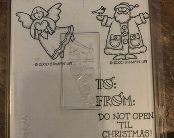 Stampin up  festive friends 4 stamp set