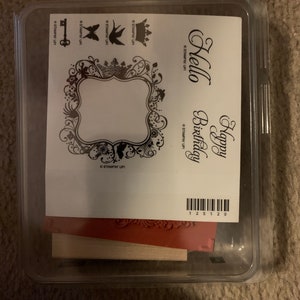 Stampin up elementary elegance stamp set