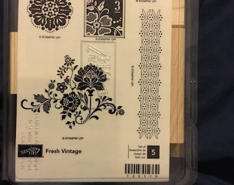 Stampin up  fresh vintage stamp set